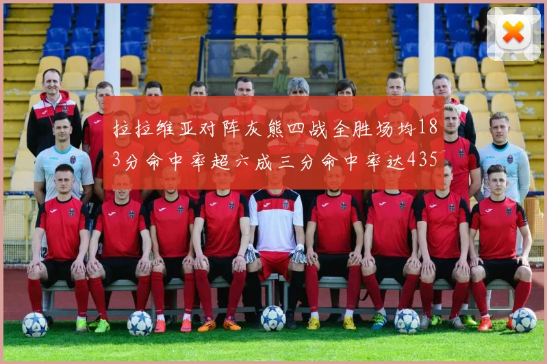 拉拉维亚对阵灰熊四战全胜场均183分命中率超六成三分命中率达435